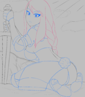 1girl agrias agrias_oaks armor artist:shock1ng_blue bunny_suit bunny_tail final_fantasy final_fantasy_tactics kneeling sword // 4200x4776 // 3.5MB