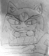 1girl artist:unknown doctor neco-arc traditional_medium tsukihime // 2231x2551 // 1.1MB