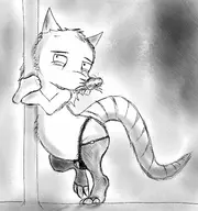 1boy furry league_of_legends male rat stockings stripper stripper_pole tail thong twitch // 1353x1445 // 293KB