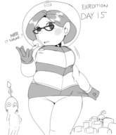 1girl artist:justdavefnd brittany fat gloves pikmin pikmin_(species) pikmin_3 text // 2000x2333 // 853KB