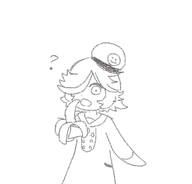 1girl artist:bupiti banana doodle food hat memoca short_hair wadanohara_and_the_great_blue_sea // 973x931 // 168KB