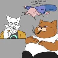 alien anthro artist:unknown cat catboy catgirl furry high kuafu lady_ethereal nine_sols red_eyes smoking solarian text weed yi // 1000x1000 // 78KB