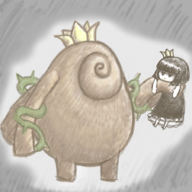 1girl a_rose_in_the_twilight artist:skiffle_bop giant rose // 900x900 // 630KB