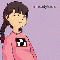 1girl artist:pantsu-ripper braids brown_hair colored madotsuki text yume_nikki // 252x252 // 100KB