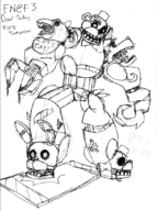 five_nights_at_freddy's freddy_fazbear mecha megazord robot // 806x1079 // 195KB