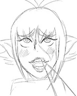 artist:xiceowl flossing golden_sun heart_pupils karst // 2800x3500 // 860KB