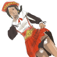 1girl aisha artist:unknown monster_hunter upskirt // 1000x1000 // 451KB