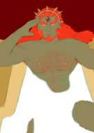 bara bath ganondorf hairy the_legend_of_zelda // 707x1000 // 315KB