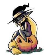 halloween midna pumpkin the_legend_of_zelda twilight_princess witch // 834x1031 // 451KB