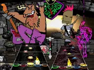 2boys artist:unknown charlie_murder guitar_hero lester_death oc // 1037x775 // 309KB