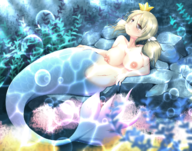 breasts kafuru mermaid monster_girl senran_kagura smug topless // 1589x1253 // 2.7MB
