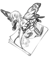 airy blush bravely_default fairy magazine monochrome porn // 896x1024 // 124KB