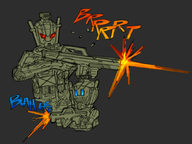 colored demonee-ho gun protagonist shin_megami_tensei shin_megami_tensei_strange_journey space_marine text // 847x637 // 300KB