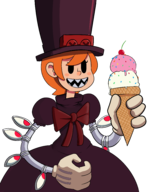 1girl artist:unknown ice_cream peacock skullgirls // 4717x5952 // 3.7MB