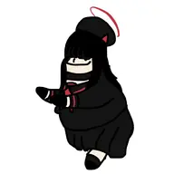 1girl artist:unknown blue_archive justice_realization_committee_member parody spongebob_squarepants // 980x980 // 61KB