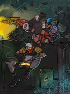 artist:letsplaygods chains colored cyberpunk dallas hoxton payday the_heist wolf // 800x1080 // 707KB