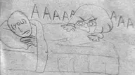 1girl anon artist:unknown bed nikki screaming swapnote traditional_medium // 2987x1668 // 1.3MB