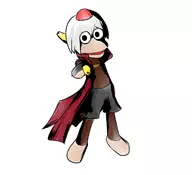 1boy ape_escape artist:unknown banana cosplay dante devil_may_cry pipo_monkey // 1691x1545 // 447KB