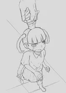 1girl artist:unknown hand_holding monoko yume_nikki // 707x1000 // 57KB