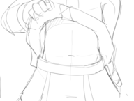 1girl artist:rommi loli mayl_sakurai mega_man_(series) mega_man_battle_network monochrome sketch // 993x750 // 226KB