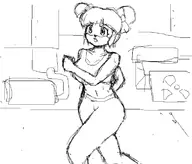 crash_bandicoot_(series) crash_team_racing megumi_bandicoot running // 701x600 // 86KB