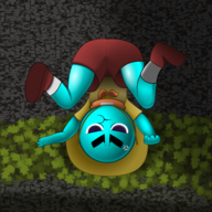 1boy angry artist:unknown colored eyebrows flipped PEAK pout scout shorts upside_down // 5000x5000 // 9.9MB