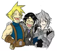 artist:nayaa bayonetta bayonetta_(series) cloud_strife colored corrin final_fantasy_vii fire_emblem lupin_iii super_smash_bros // 2009x1796 // 504KB