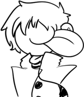 1boy artist:lunaticsoda devil_survivor devil_survivor_2 hibiki_kuze smile tongue // 1412x1624 // 400KB