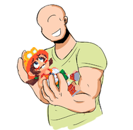 1boy 1girl anon artist:unknown frogun pixel_art renata // 720x705 // 112KB