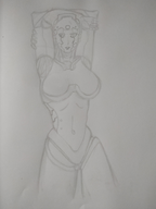 1girl artist:shock1ng_blue ghost_(character) ghost_1.0 traditional_medium // 3000x4000 // 6.2MB