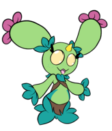 1girl artist:unknown eyelashes loincloth looking_at_viewer maractus pokemon smiling smmile tribal_clothing // 2646x3104 // 735KB