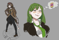 artist:misterskits beer colored injured library_of_ruina lobotomy_corporation long_hair malkuth netzach rule_63 // 1240x836 // 570KB