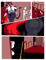 1boy 2girls all_fours anon artist:2hufag ass broom bunny_suit comic huge_ass huge_breasts kidnapping koakuma leotard red_eyes sakuya_izayoi sweeping tail // 650x850 // 33KB