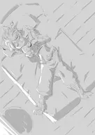 1girl artist:unknown bed daena drool furry legend_of_mana monochrome sleeping // 2894x4093 // 1.6MB