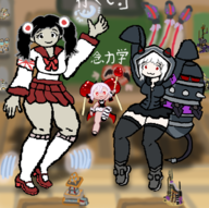 3girls armband artist:runebrave buildings candy_apple_cookie classroom colored command_and_conquer cookie_run kanji Libra mod psi red_alert red_eyes school_uniform simple_background telekinesis text yuriko // 1287x1282 // 1.0MB