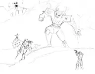 2boys chainsaw crossover cyberdemon doom doomguy gun lost_soul marathon mjolnir_recon_number_54 revenant sketch weapon // 1350x1050 // 107KB