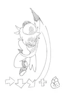 1girl artist:yuuzal memoca punching wadanohara_and_the_great_blue_sea // 1267x1862 // 370KB