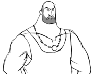 1boy aqua_teen_hunger_force artist:unknown carl_brutananadilewski crossover heavy team_fortress_2 // 2160x1620 // 416KB