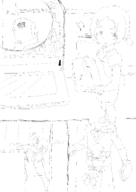 1boy 1girl artist:unknown cake comic detailed hugging idolm@ster kaoru_ryuzaki loli monochrome oven producer simple_background sketch // 2480x3508 // 328KB