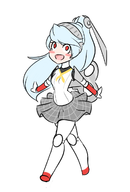 1girl artist:sealguy colored cute labrys persona_(series) persona_4_arena red_eyes shin_megami_tensei wind-up_toy // 828x1223 // 287KB