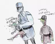 3boys colored kobold text traditional_medium // 1200x954 // 323KB