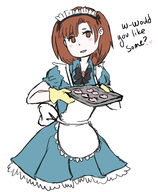 apron colored cookies dialogue elli harvest_moon maid tray // 2400x2917 // 1.3MB
