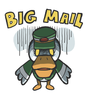 1boy animal_crossing artist:gummuru pete text // 662x716 // 108KB