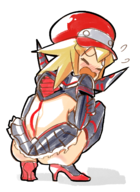 1girl artist:robojanai cosplay kill_la_kill mega_man_(series) mega_man_legends roll_caskett senketsu // 1145x1574 // 1.5MB