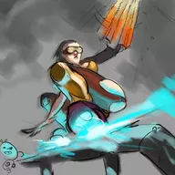 artist:letsplaygods colored grinding quake quake_3 slash // 750x750 // 178KB