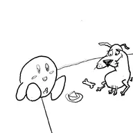 courage courage_the_cowardly_dog kirby kirby_(series) tagme // 1000x1000 // 133KB