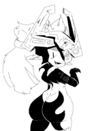 1girl artist:unknown ass midna the_legend_of_zelda twilight_princess // 651x885 // 25KB