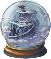 background christmas_collab_2016 fantasy_life mount_snowpeak napdragon snowglobe // 1500x1749 // 1.9MB