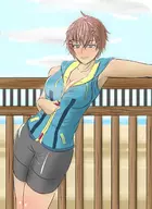 casual_clothes cleavage colored kanadeko omega_quintet // 1200x1646 // 971KB