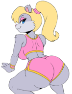 1girl artist:iggy_bomb ass berri conker's_bad_fur_day conker_(series) furry stretching // 2300x3000 // 1.0MB